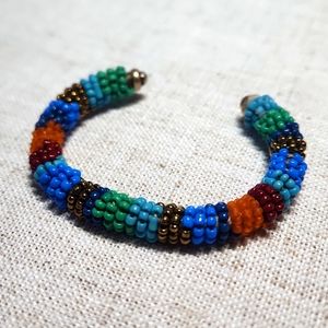 J. Crew Multi-colored Beaded Bracelet